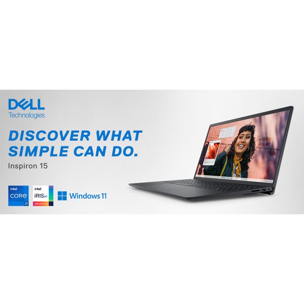 DELL Inspiron 15 Touch Intel Core i7 1355U 1TB 16 GB Ram15.6" Carbon Black - Image 3